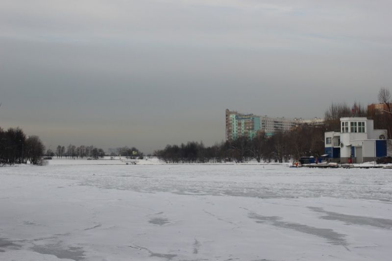 Люблинский пруд зимой