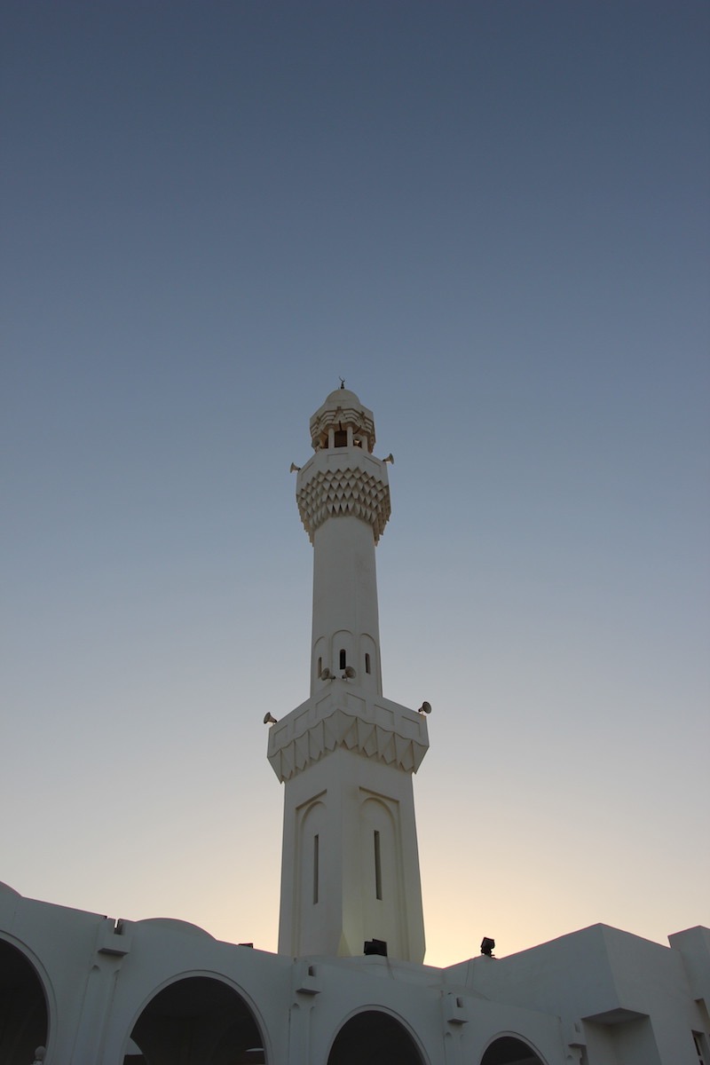 Мечеть Ар-Рахма перед закатом солнца