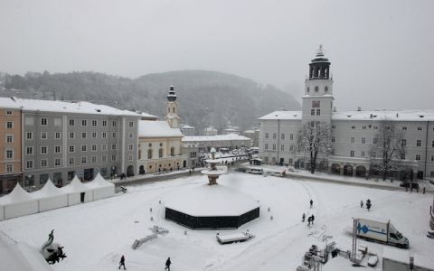 Зальцбург в снегу