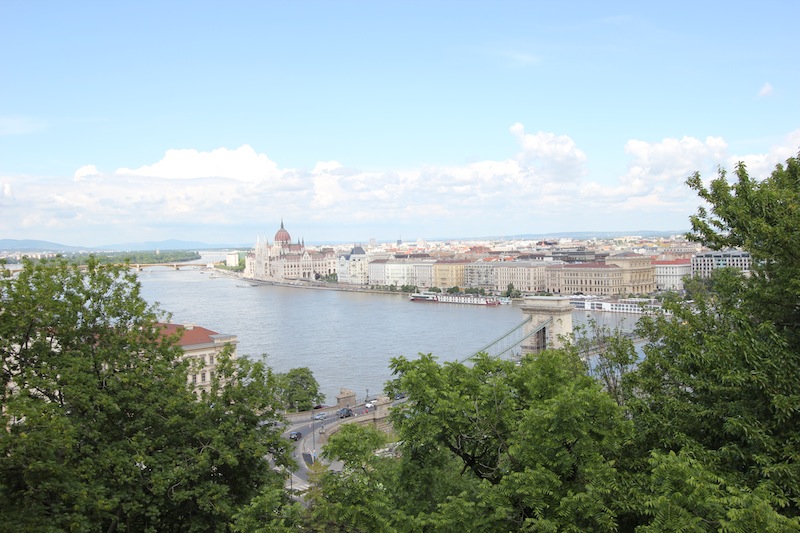 Панорама Дуная с Будайского холма