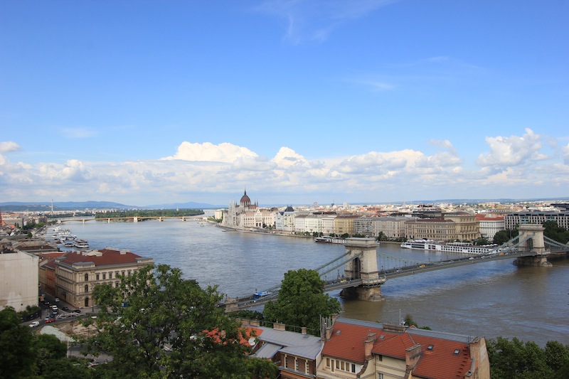 Панорама Дуная с Будайского холма